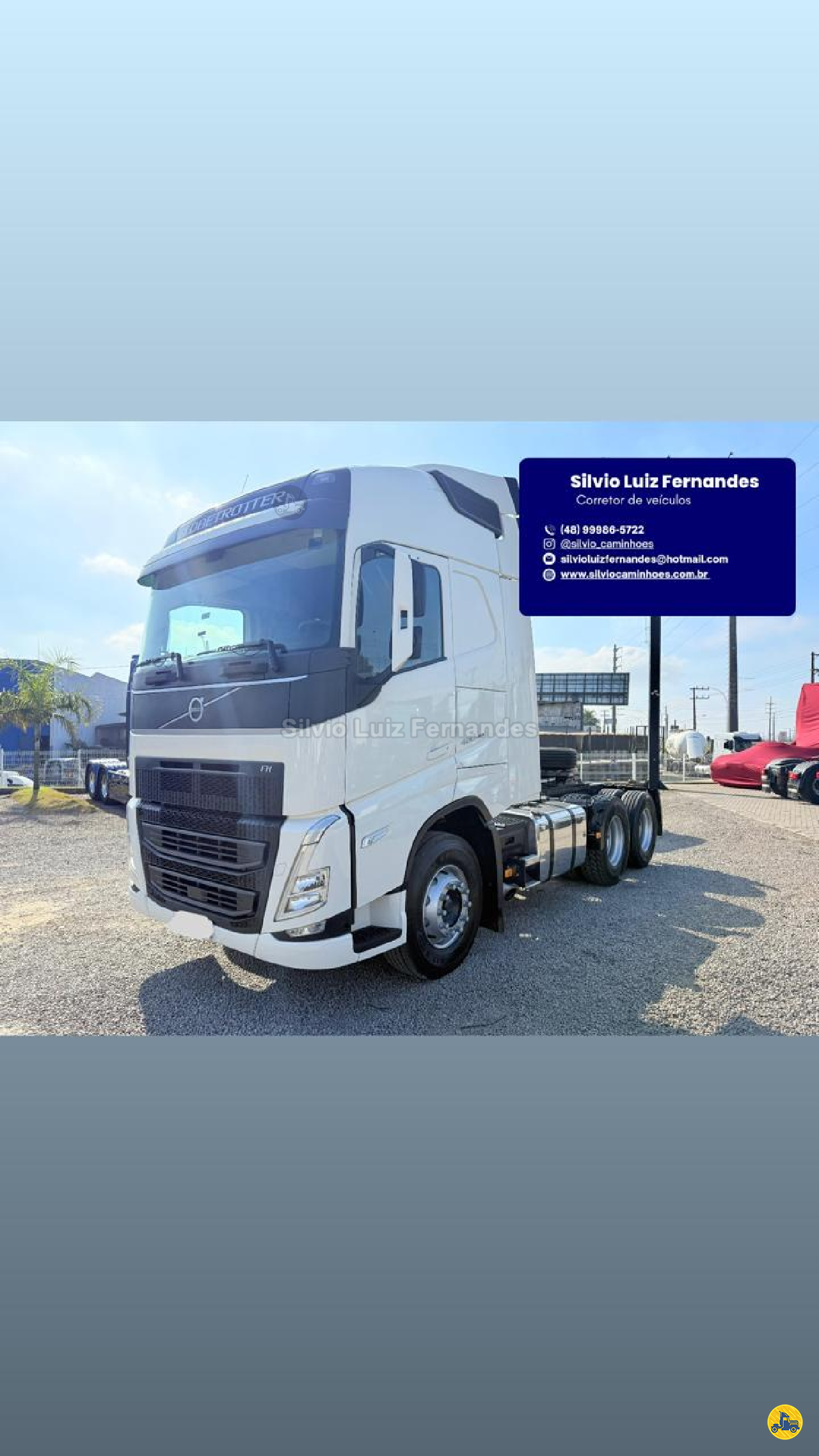 CAMINHAO VOLVO VOLVO FH 460 Cavalo Mecânico Cavalo 6x2 Silvio Caminhões TUBARAO SANTA CATARINA SC